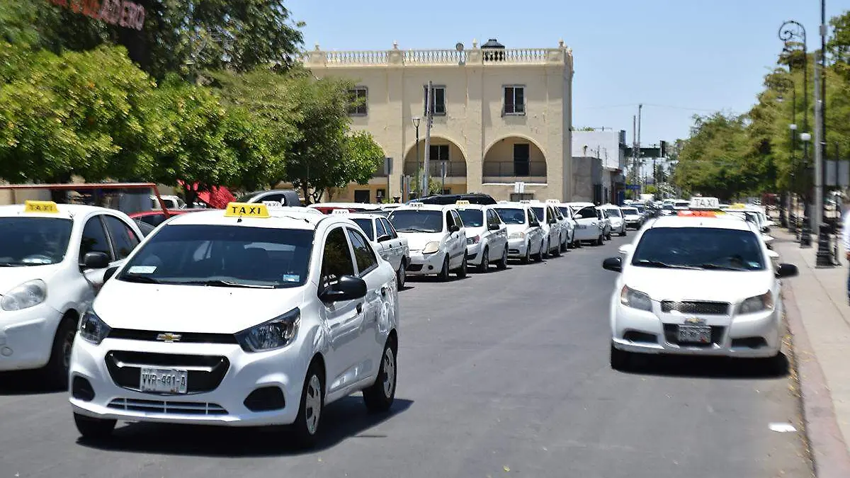 Manifestación taxistas 1